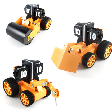 Hot sale Metal shop truck flip clock for home decoration