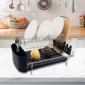 Kitchenware Chrome Silver Two-Tier Bowl Dish Rack