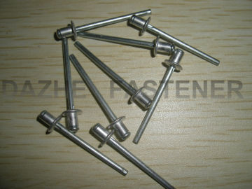 Domed head solid aluminum blind rivets DIN7337