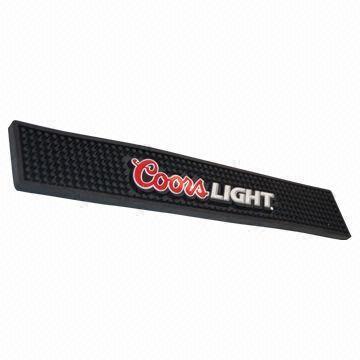 Soft PVC Bar Mat, Customized Designs and Sizes are Accepted