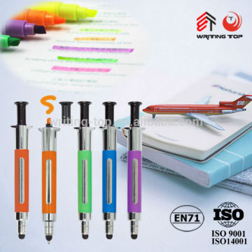 3-in-1cheap Syringe Pen with highlight