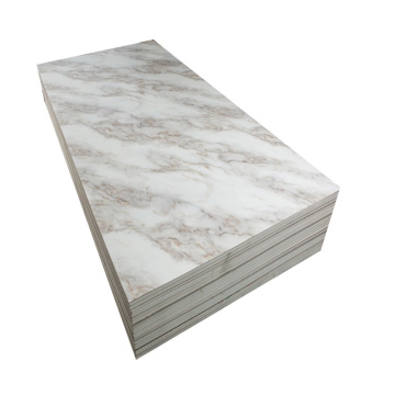 Dimensioni personalizzate 3 mm 1220 mm x 2440 mm pannelli a parete in marmo impermeabile: fogli di plastica resistenti ai raggi UV in PVC