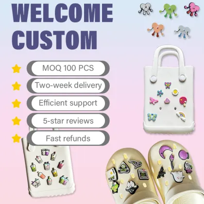 Popular Truck Shoes Charms: Fashion PVC Shoe Charms for Custom Brand Shoes