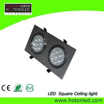 LED Grille lights with silver finishing, hot selling style for 14W