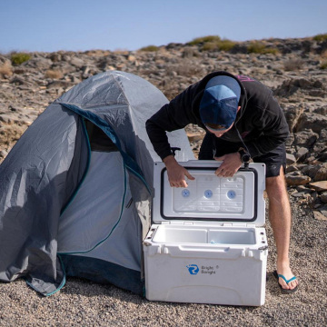 Customized 40QT Große rotomoldierte harte Kühler -Lldpe -Eiskiste für die Campingjagd