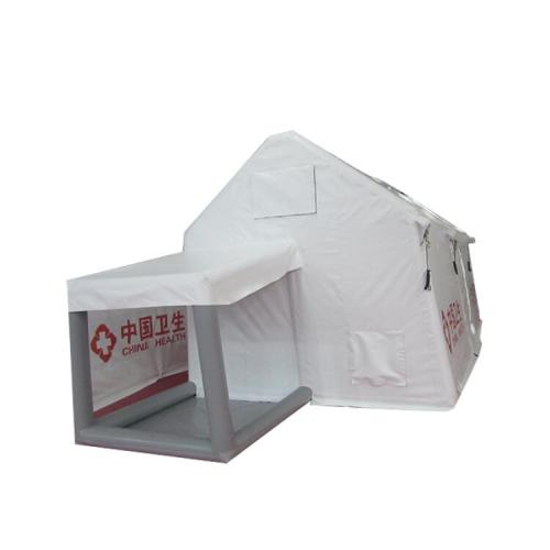 Inflatable White Medical Shelter with Access Door