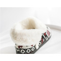 warm woman cashmere fur indoor home boots