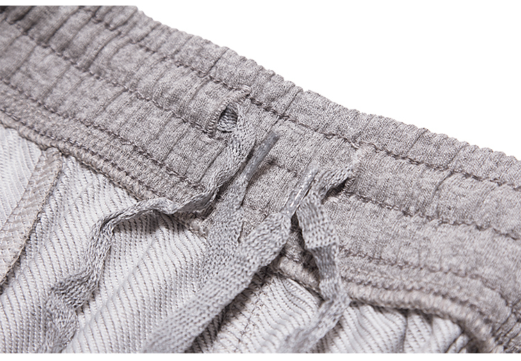 Mens Trousers Side Pocket Zip Long Pants