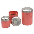 Customized Color Metal Food Storage Tin Canister