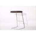 Mies van der Rohe Leder Barhocker