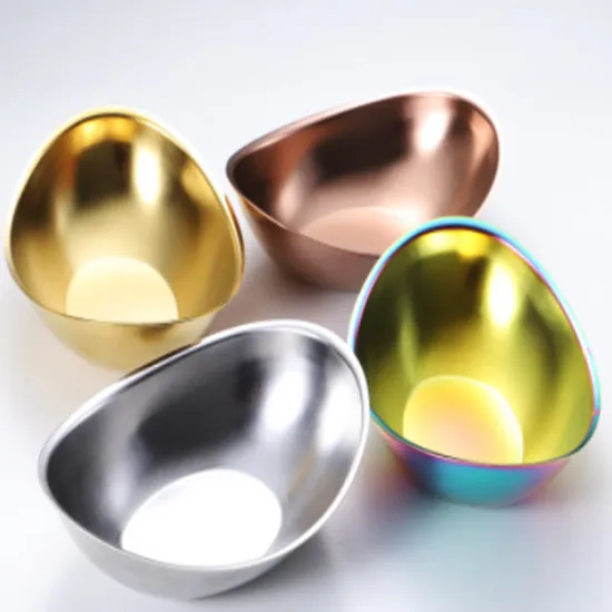 Gold Ingot Stainless Steel Small Bowl