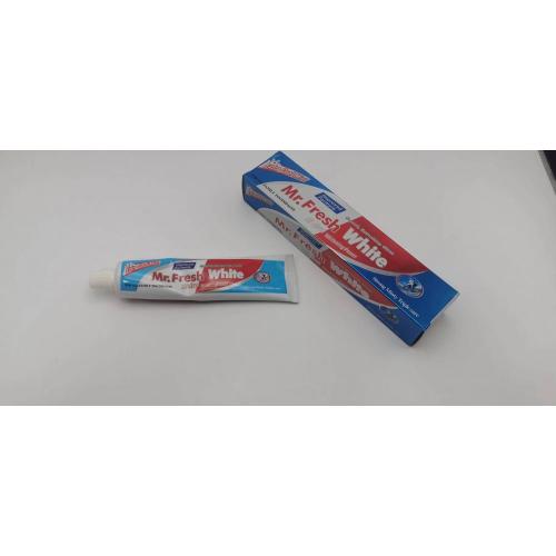 Frische und weiße Zahnpasta 150 g (extra coole Minze)