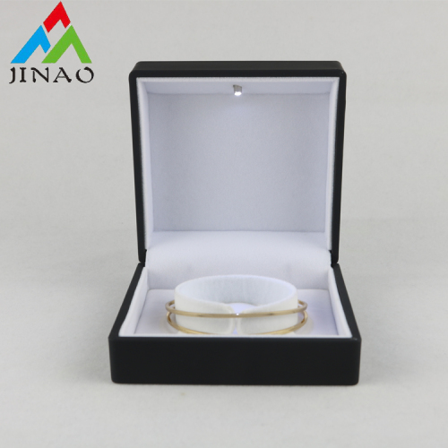 Black rectangular jewelry box for bangle