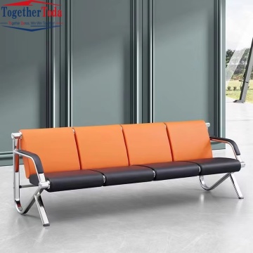 Modern Stable Durable Metal Frame Row waiting chairs