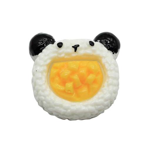 Mix Styles Cartoon Animal Rice Ball Flatback Resin Bead Kawaii Rice Food Cabochon Παιδικά Παιχνίδια Αξεσουάρ κουζίνας Diy Art Deco