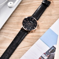 Orologi al quarzo da uomo cronografo minimalista di moda OEM