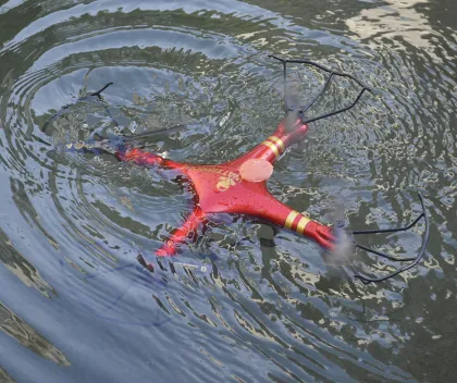 Swimming remote control quadcopter toys with more color