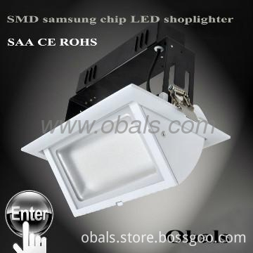 38w Recessed Led Rectangular Downlight Adjustable Led Shoplight, High ...