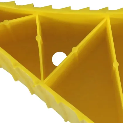 Plastic Motorcycle Wheel Chocks for Parking Motorhomes, Caravans, and Campers