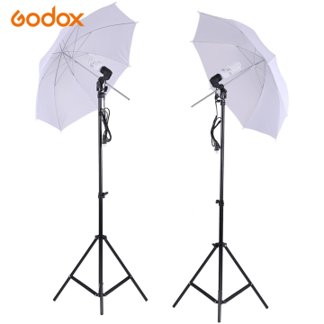 Godox LH-01 AC Slave Light Socket Photography Studio Set con supporto ombrello e softbox