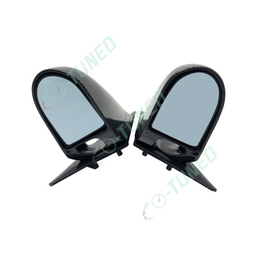 Ganado Aero Carbon Fiber Black Car Side Mirror for Mitsubishi EVO 1-3