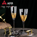 ATO Hand Blown flutes glasses for Crystal Glasses