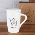 Lua e estrela de caneca