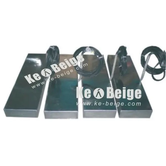 510x390x100mm Immersible Ultrasonic Transducer / Submerged Ultrasonic Transducer With  Hard Chrome Plating