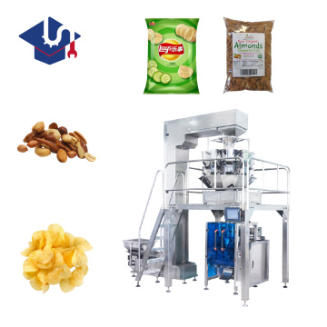 Automatic dry fruit chip vertical packing machine