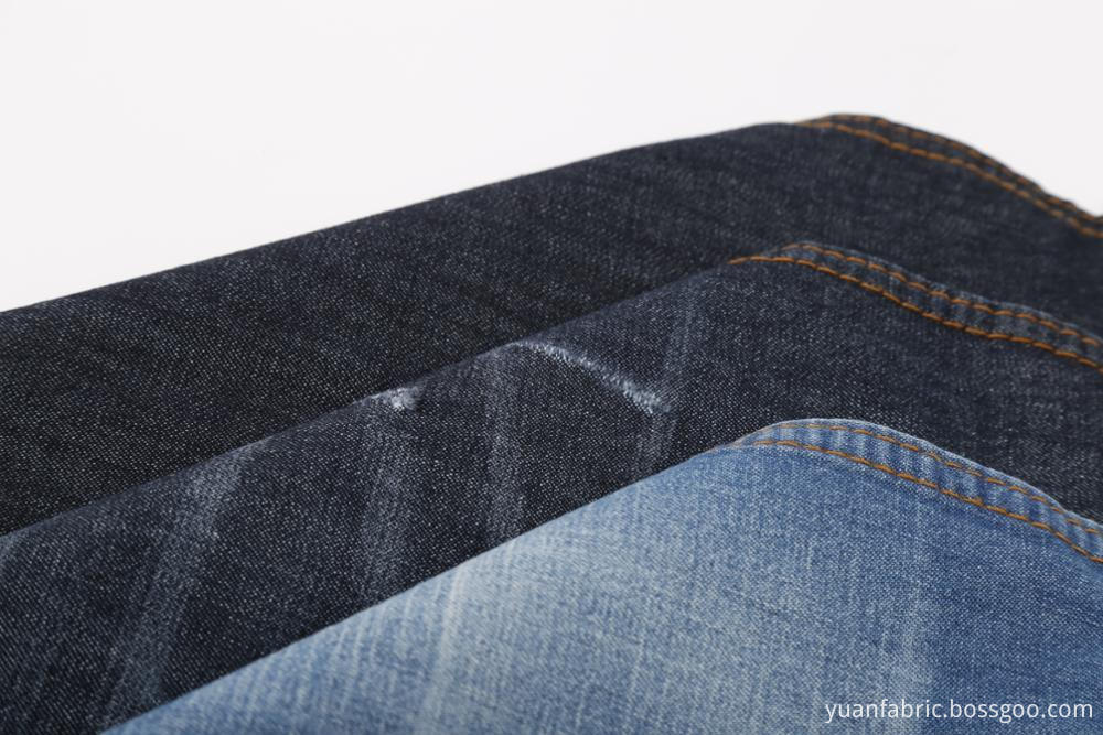 Berkualiti Tinggi Benang Dicelup Kain Slab Denim Fabrik