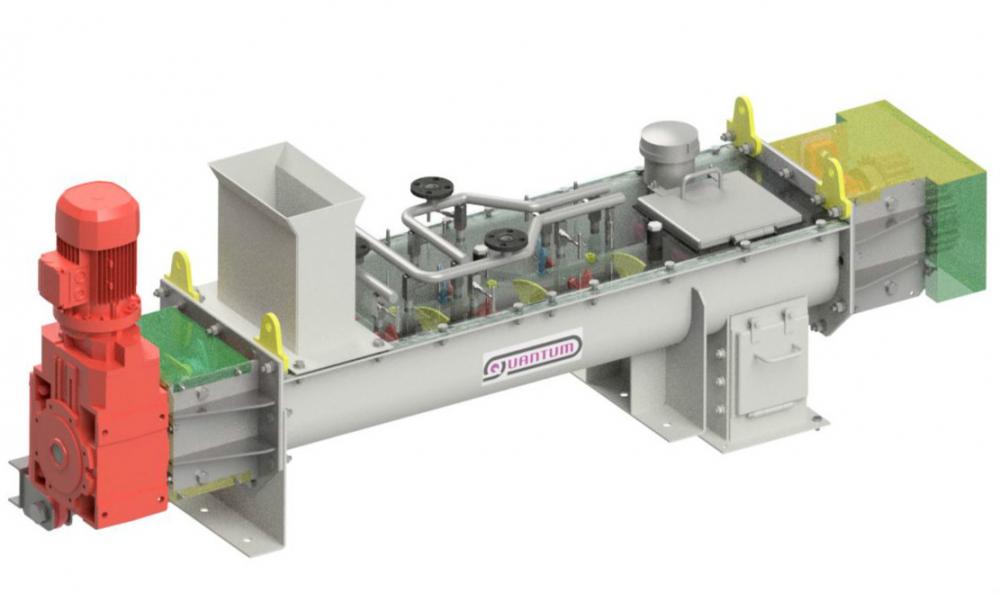 Rotary Paddle Mixer for Preleach Residue