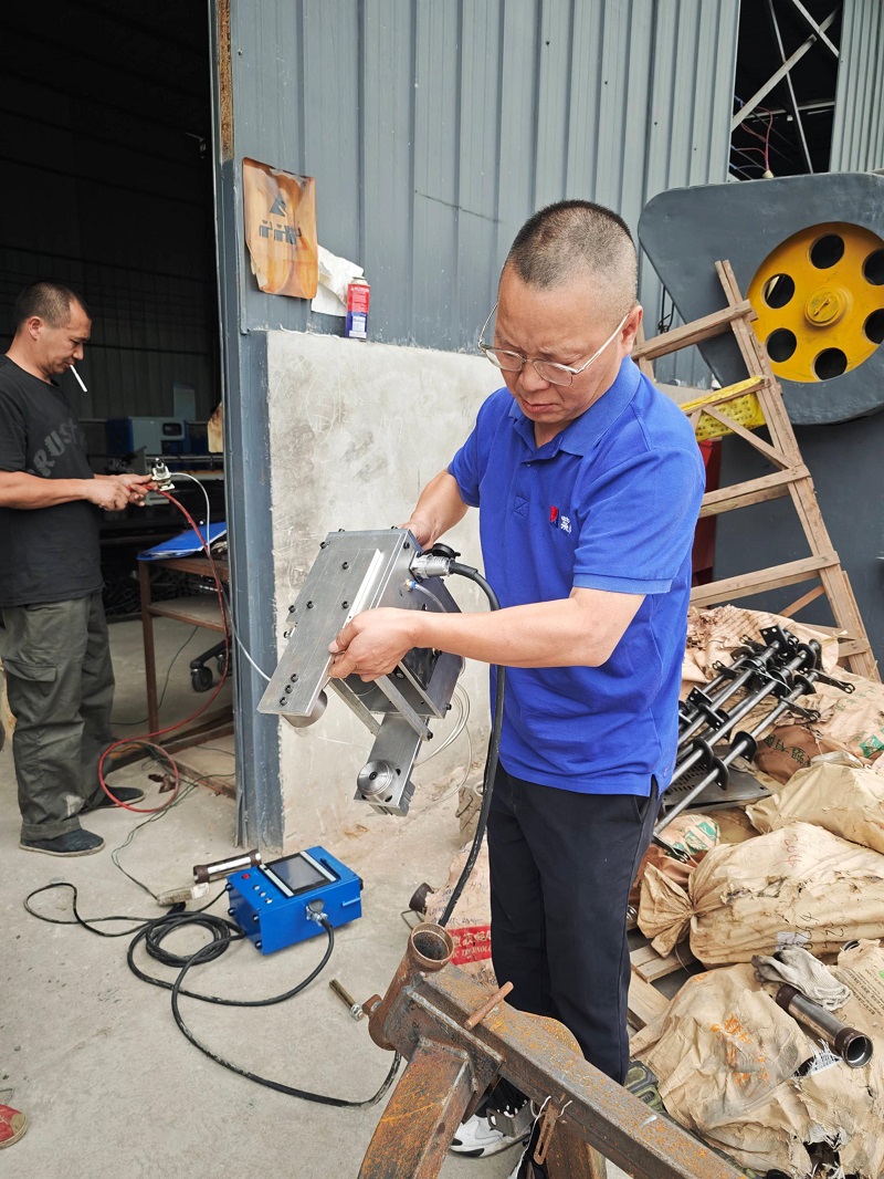 Customized pneumatic marking machine for tricycles successfully delivered, Chuke Intelligent solves customer's long-standing marking problem!