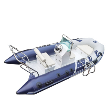 Shark 3.9m Inflatable RIB Boat with Hidea 25hp Engine - 6 Person Capacity
