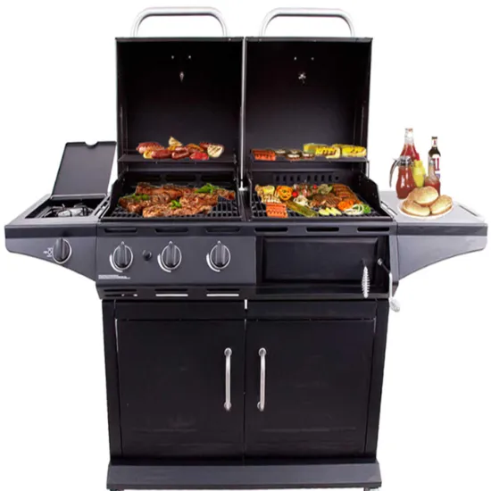 Modern Commercial Barbecue 4 Burner Burner Gas Grill Outdoor Kitchen Independent Gas Bbq Grill