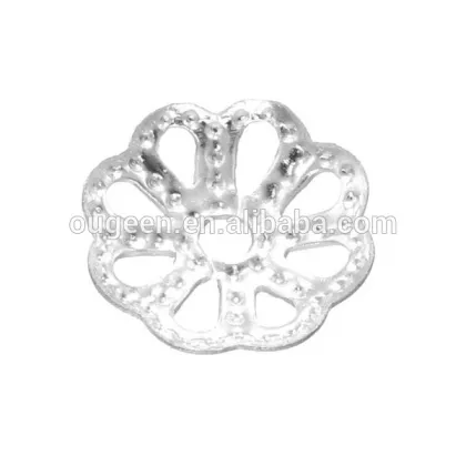 fashion metal decoration end caps bead ending caps for jewelry end caps