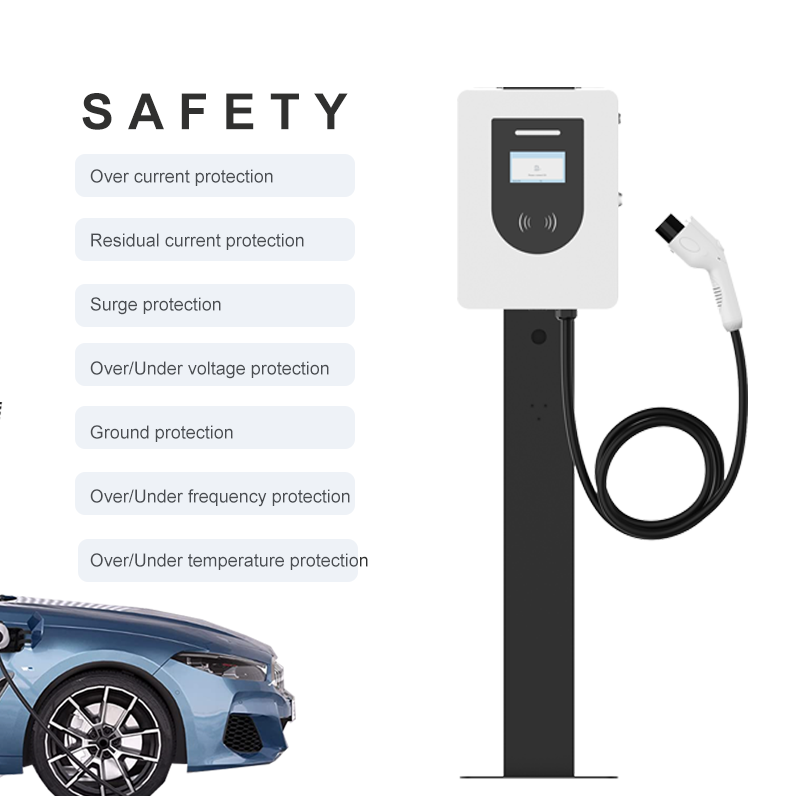 7kW electric Car Charging pile 11kW 22kW