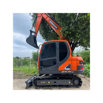 ホットセールDOOSAN DX75 7.5T韓国で販売されているミニ油圧掘削機