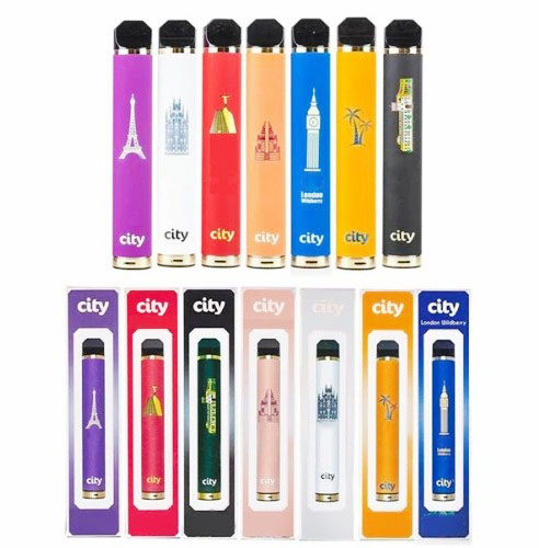 Ville 1600 Puffs Vape Disposable électronique de cigarettes