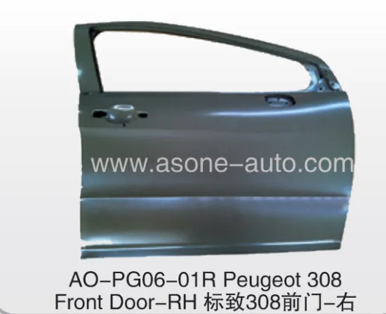 Front Door For Peugeot 308 Auto Body Parts