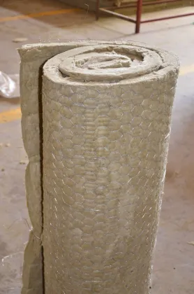 Fireproof Rockwool Insulation Blanket With Wire Mesh Custom