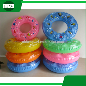 customized inflatable baby infant swimming floating ring inflatable donut adult swimming swim ring