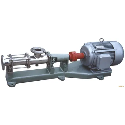 Cold Glue Single Screw Pump - Small Scale Progressive Cavity Pump with Hopper