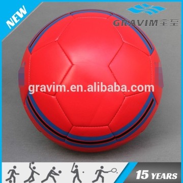 soccer ball TPU with EVA material for match red color                        
                                                Quality Choice