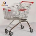 Large capacity European metal supermarket shopping Trolley