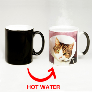 Wholesale Sublimation Magic Coffee Heat Sensitive Color Change Mugs