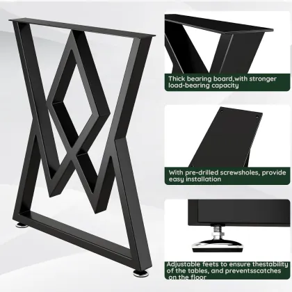 Diamond Metal Furniture Legs Rustic Decory Table Legs