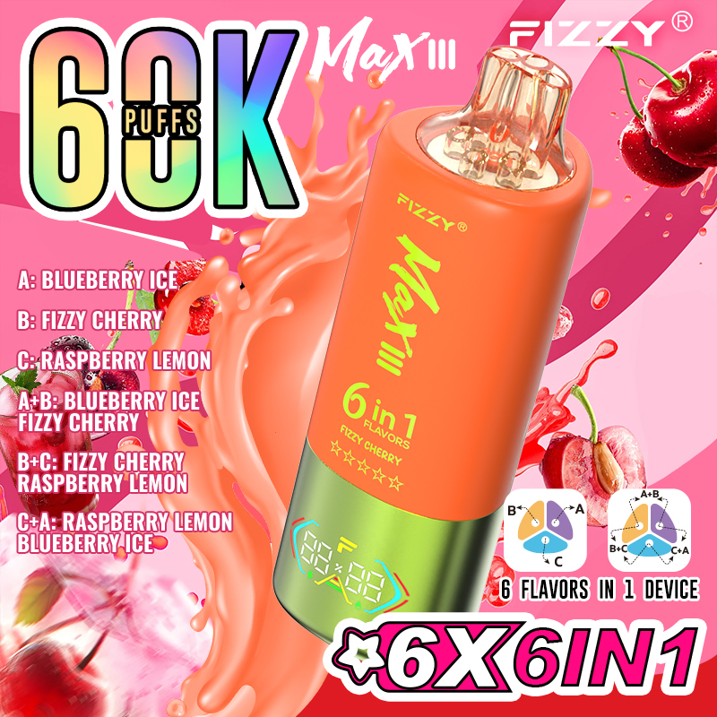 Grosir fizzy max lll 60k puffs