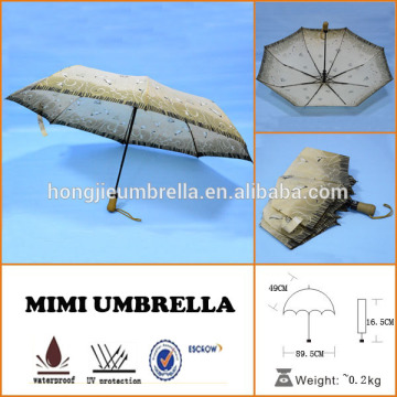 Compared price super tri-mini umbrella promotion gift umbrella