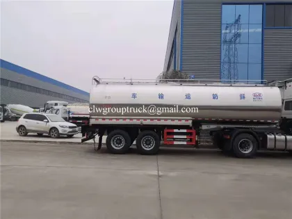 46CBM stainless milk storage tanker