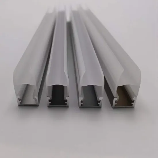 Custom Extrusion Channel Glass with LED Lights, Black Anodized Finish: Custom Shapes for Unique Construction Applications - Aluminum Profiles Price Information
